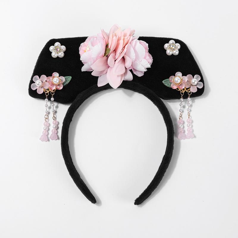 

Головной убор в дворцовом стиле в старинном костюме: Аксессуар для волос Hanfu для путешествий и студии