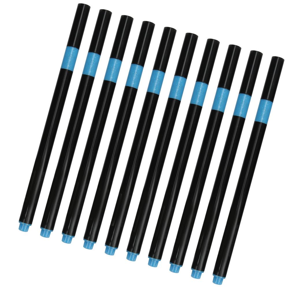 10Pcs Metallic Markers Blue Color Bright Colors Nontoxic Odorless Quick Drying Widely Used Glass Markers for DIY Design