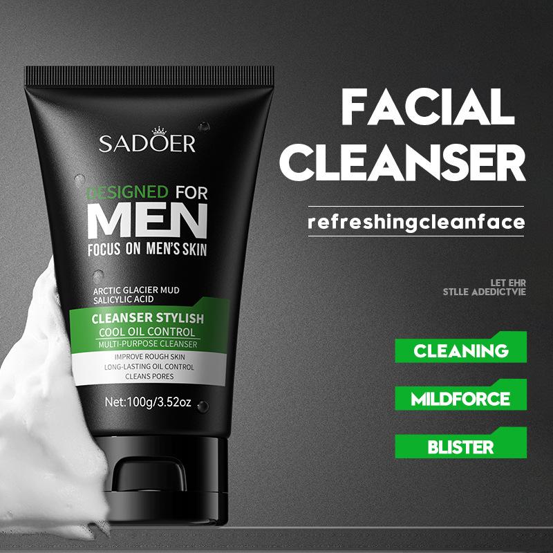 Cool Men's Multi-effect Facial Cleanser Men's Facial Cleanser