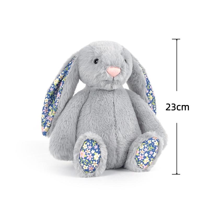 Tulip Rabbit Plush Toys Adorably Printing Bunny Stuffed Doll Kawaii Animal Cony Room Decor Peluche Toys Hobbies Collection Gifts