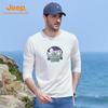 JEEP Men's Xinjiang Cotton Long-Sleeve T-Shirt