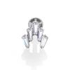 Titanium Zirconium Flat End Bar Ear & Lip Stud Piercing Jewelry