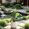 Stâlpi cu mușchi pentru Monstera, 16 inch, din plastic, în formă de D, Suport pentru plante cățărătoare, Funcționează cu mușchi Sphagnum pentru creșterea plantelor de interior