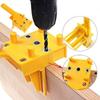 Drill Locator Wood Doweling Jig Handheld Carpenter Clamp Drill Guide  Carpentry