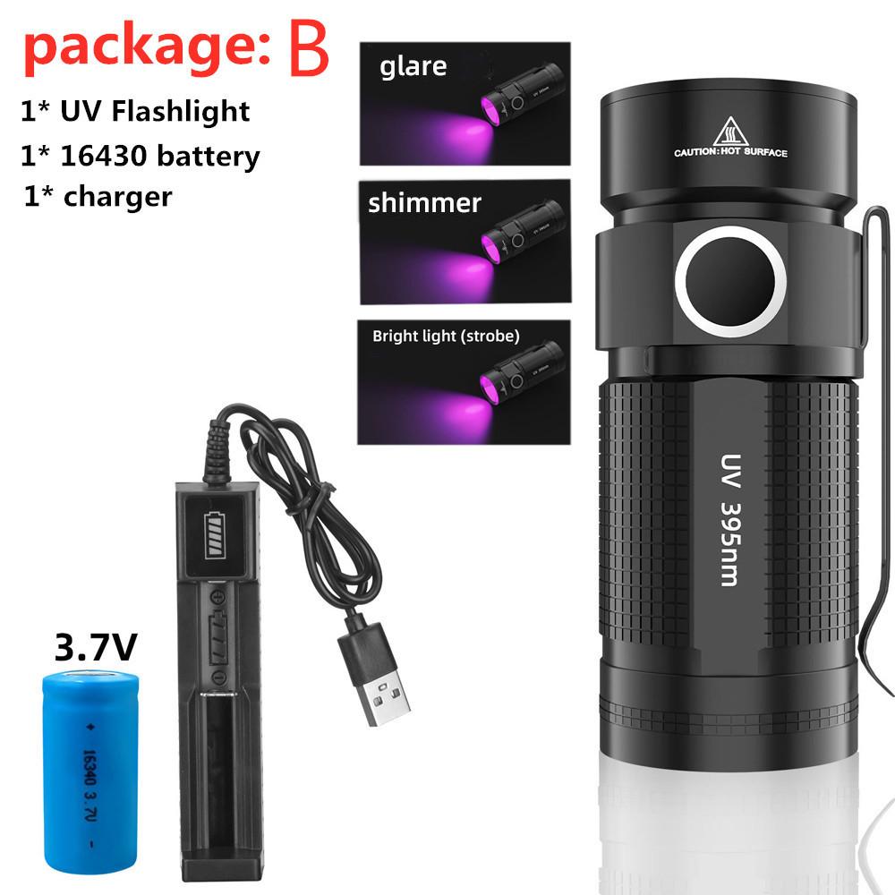 UV Flashlight with 128 LEDS 395NM Ultra Violet Torch Light Lamp Blacklight Detector for Dog Urine Pet Stains and Bed Bug