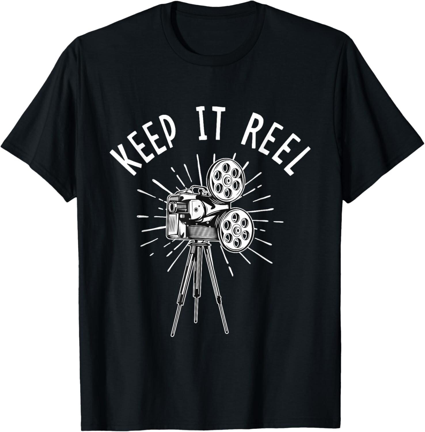 Keep It Reel - Кинорежиссер Фильм Кино Кинотеатр Подарок Унисекс Футболка S разноцветный