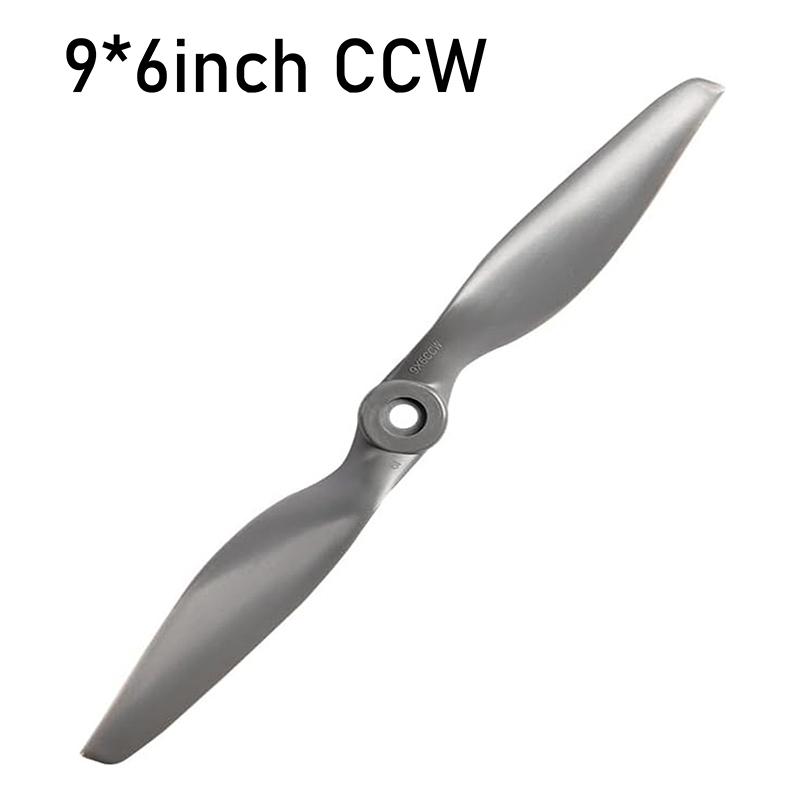 Cw Ccw Rc Propellers7X5 8X6 9X6 10X7Inch Gray 2-Vane Direct Drive Nylon Propeller With Adapter Rings For Rc Airplan Drone Glider