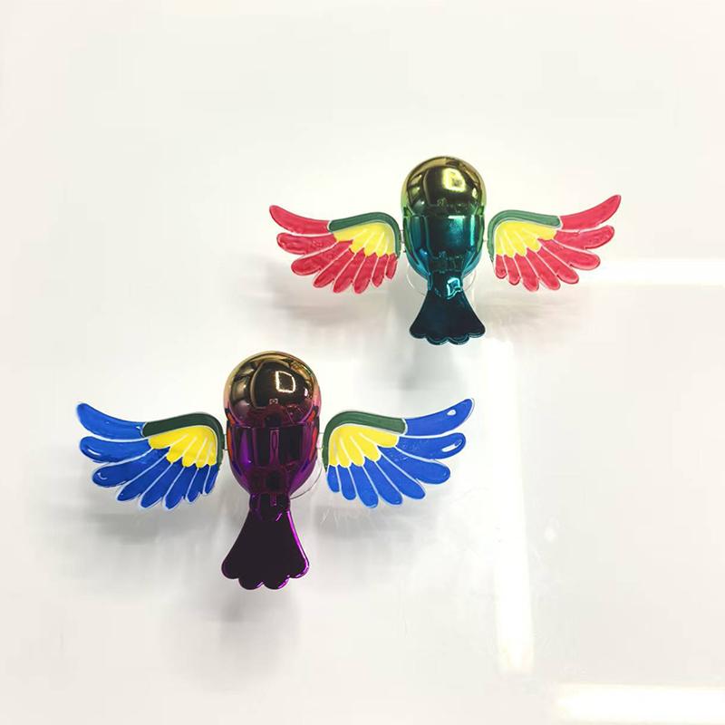 Simulation Flying Bird Motorcycle Car Ornaments Waving Wings In The Wind Cute Companion Little Bird Creative Car Fun Companion