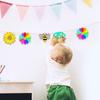 80pcs Unfinished Cutouts 8 Styles Paint Crafts Creativity Development Paint Crafts Handing Lanyards Painting Craft Wooden Decor
