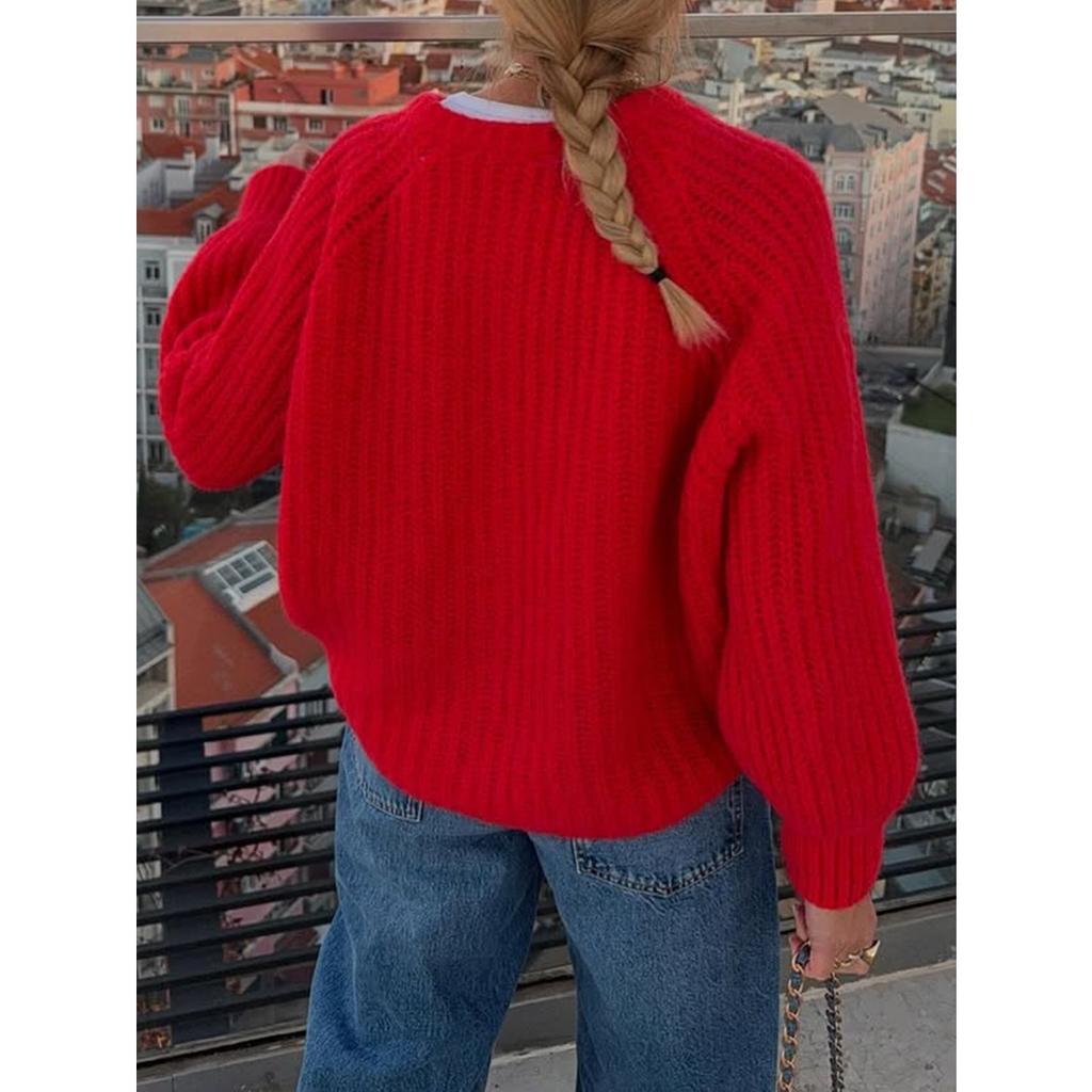 Casual Knitted Long Sleeves, Button Up Shirts, Sweaters, Women's Clothing, Warm Cardigans