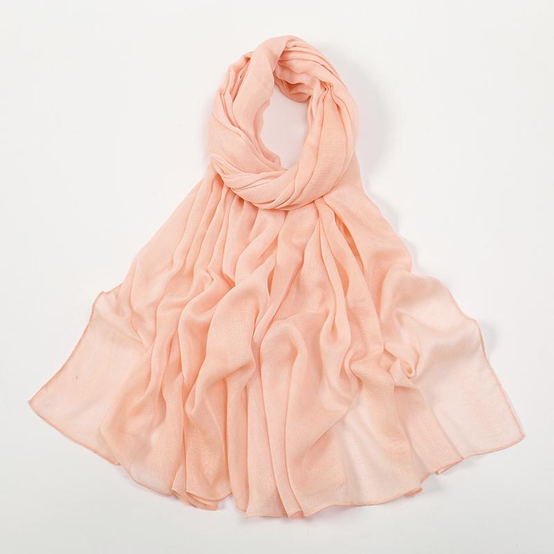 Solid Cotton Modal Hijab For Women Muslim Scarf Big Size Shawls Foulard Islam Head Wraps Headscarves Ramadan Scarves 190*85cm