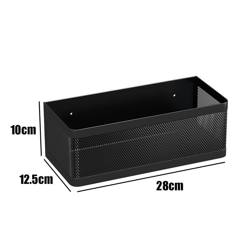 Magnetic Refrigerator Side Storage Rack Iron Space Saving Side Hanging Basket Kitchen Organizer Shelf Household Summary Holder