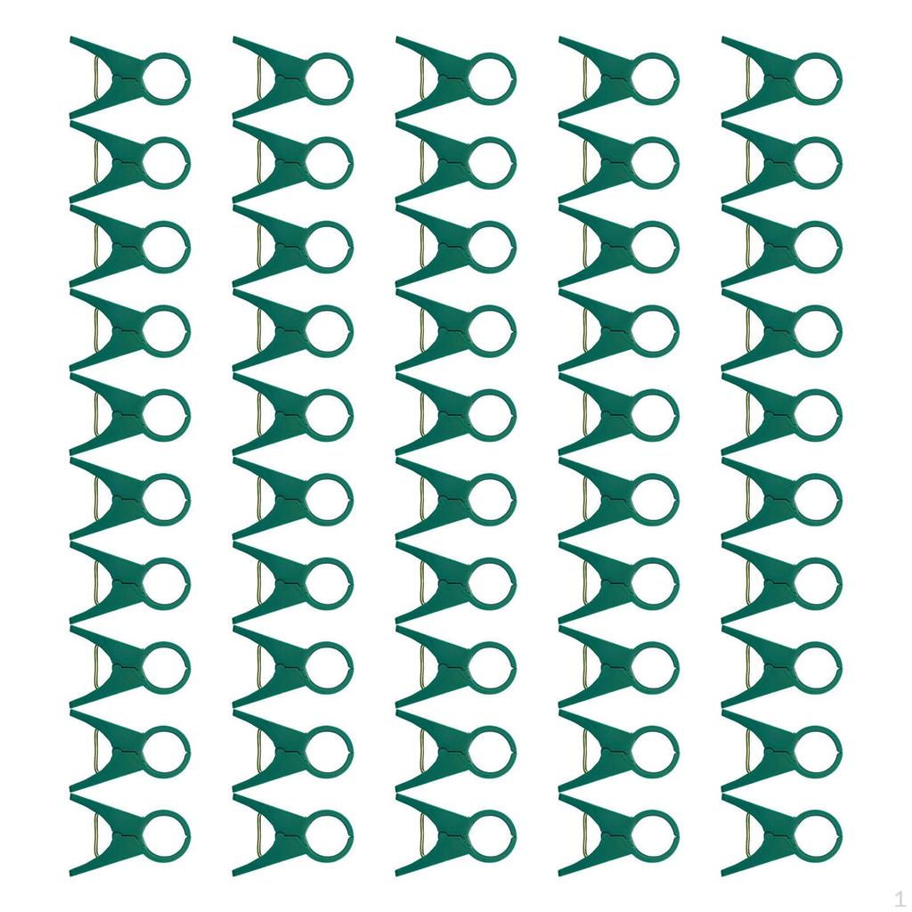 50 Pieces of Garden Clips for Plant Support, Tool Connecting Climbing Peas and Tomatoes