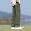 Yalu Unisex Multi-Pocket Cargo Parachute Pants YKHDF656