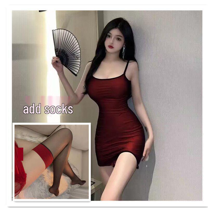 Slim Fit Mesh Slip Dress - Women's Versatile Summer Style