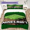 Steve'S Minecraft Survival Adventure Bedding 1 Duvet Cover 2 Pillowcase Without Core Without Core Soft And Comfortable Bedding Set
