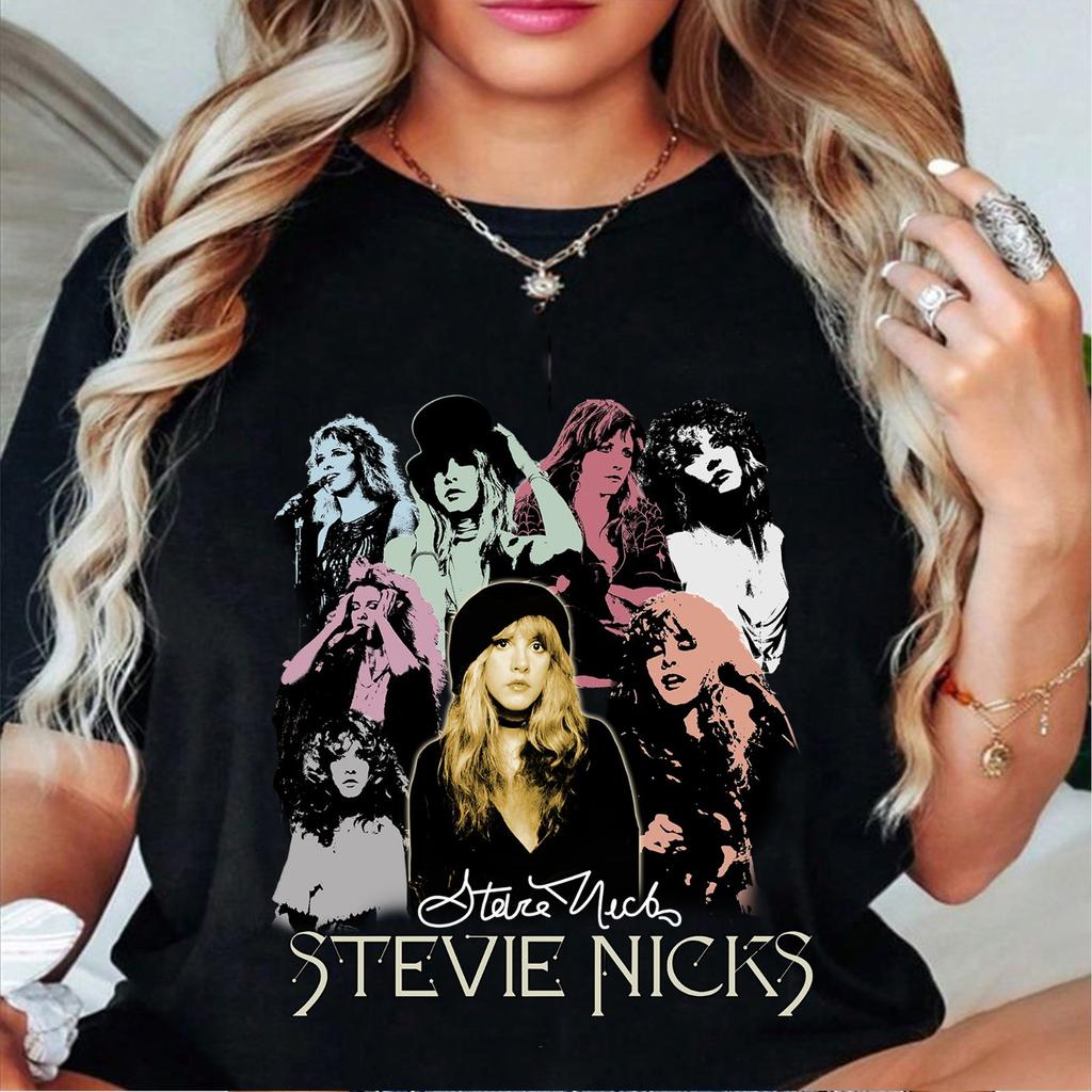 Stevie Nicks Shirts, Retro Stevie Nicks Eras Tee, 80s Rock 'n Roll Fan T-shirt