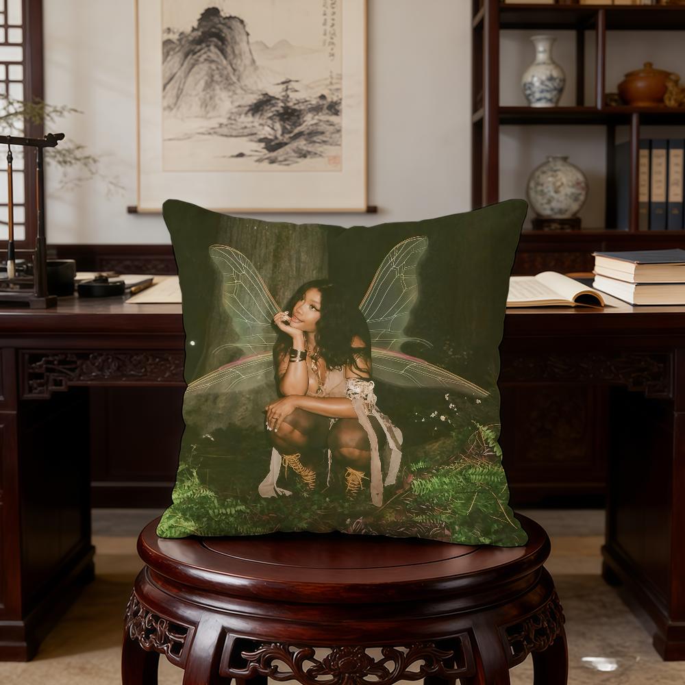 S-Sza Lana SOS Singer cushion cover Home Office Birthday Anniversary Gifts Soft Skin Friendly Cushion Cover