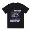 Wolf Pattern Pure Cotton Printed Men's and Women's Personalized Casual Short Sleeved Summer New Fashionable Round Neck T-shirt
