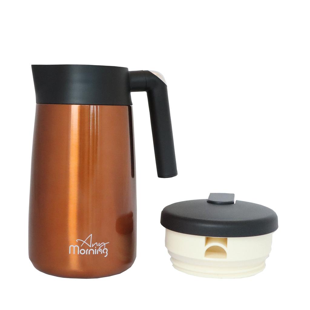 Any Morning SI232250 Thermos Thermal Carafe, 40 oz, Copper