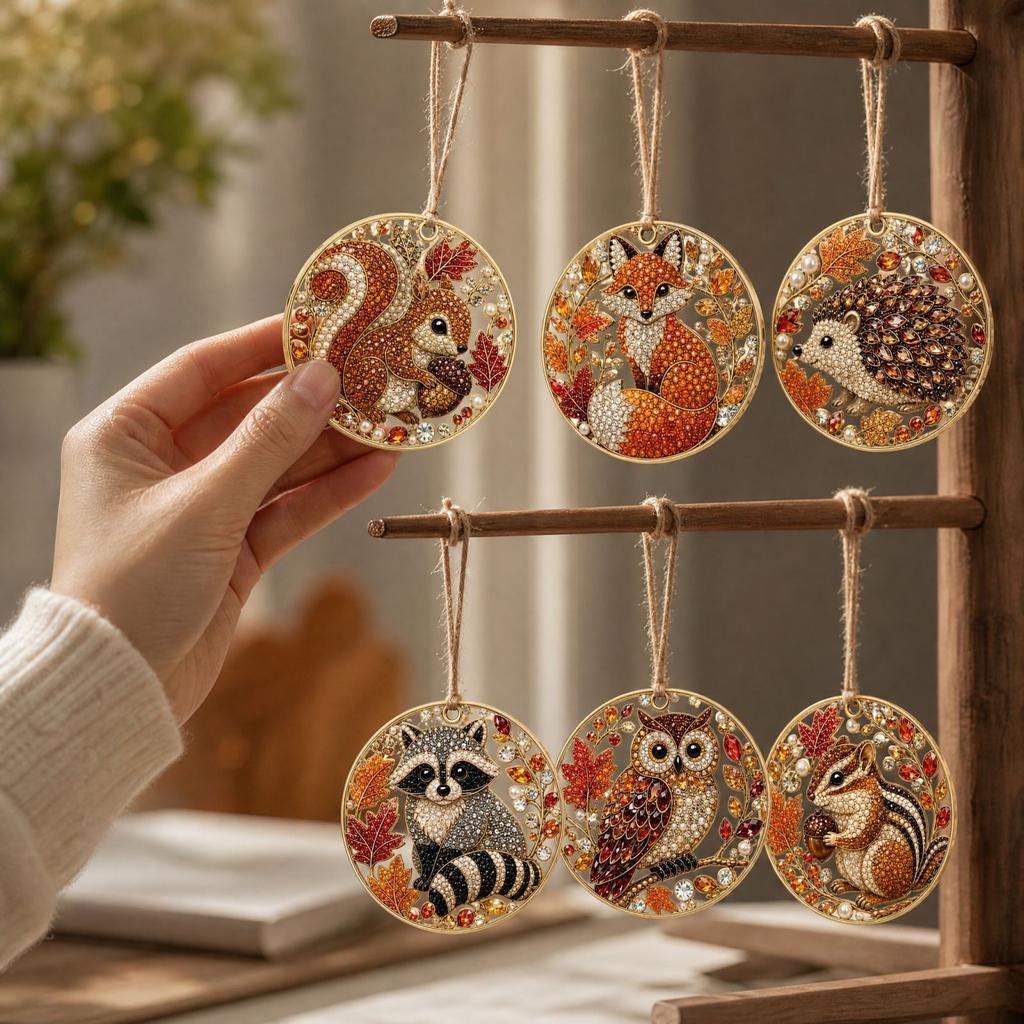 Fall Hanging Ornament Set for Seasonal Home Decor