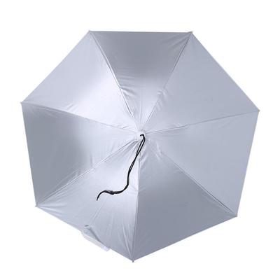 77cm Sunscreen Windproof Head-Mounted Umbrella Top Folding Hat Umbrella