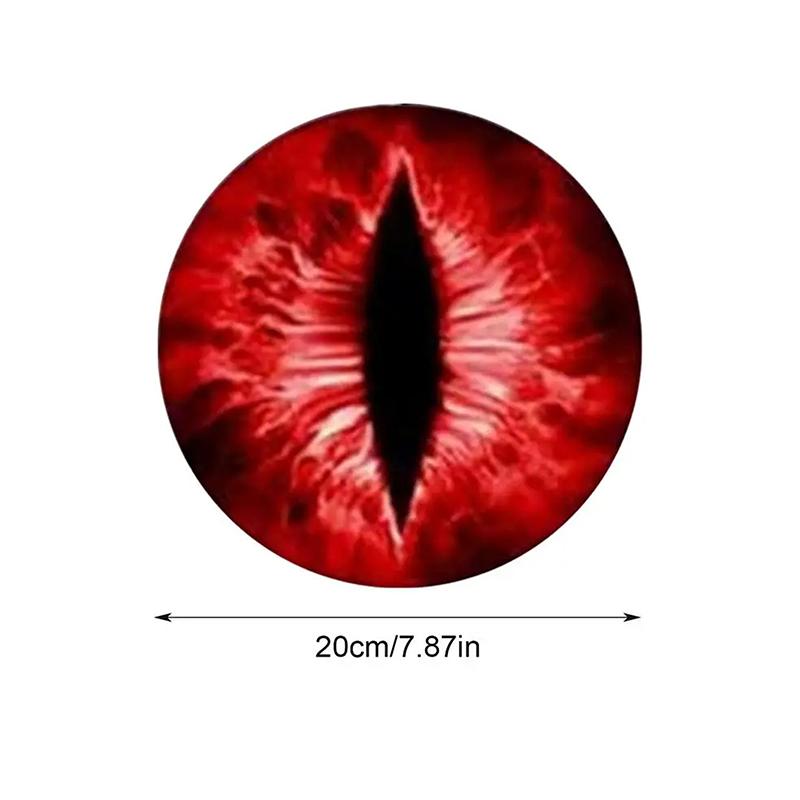 2Pcs Beast Eyes Headlight Decals Round Beastly Eyes Look Stickers Beak Front Motorcycle Stickers Car Window Bumper Decor Sticker