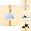 Adorable Marine Animal Plush Keychain 12cm Cute Shark Whale Dolphin Stuffed