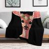 deer Throw Blanket Portable Lightweight Blanket for Travel Camping