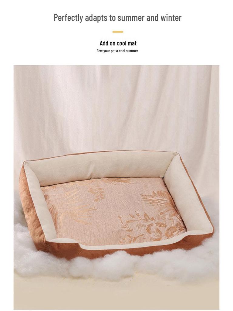 Cozy Winter Pet Bed - Soft Kennel Nest for Dogs & Cats in All Sizes