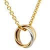 B7006600 Trinity Baby TrinityNecklace 18K Yellow Gold/K18WG Array
