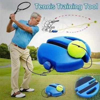 Professionelle Tennis Trainingshilfen Basen Mit Elastischem Seil Ball Training Selbstständiges Rückprall Tennis Trainer Tennis Trainingswerkzeug