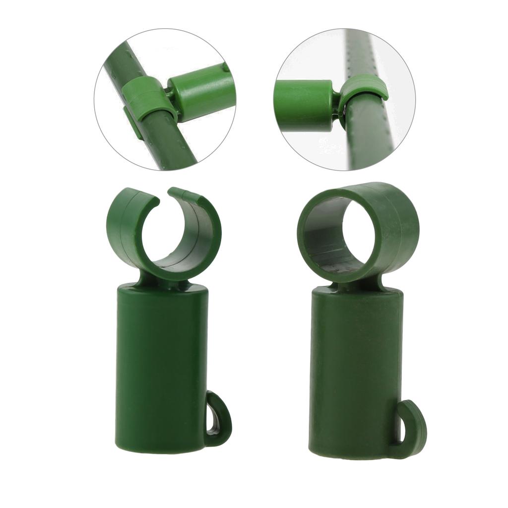 Connettore Staffa Supporto Crescita Piante Serra 10 Pezzi Staffa Supporto Rampicanti per Tubo da 16mm Giardino Pilastri Superiori Giunto Fisso
