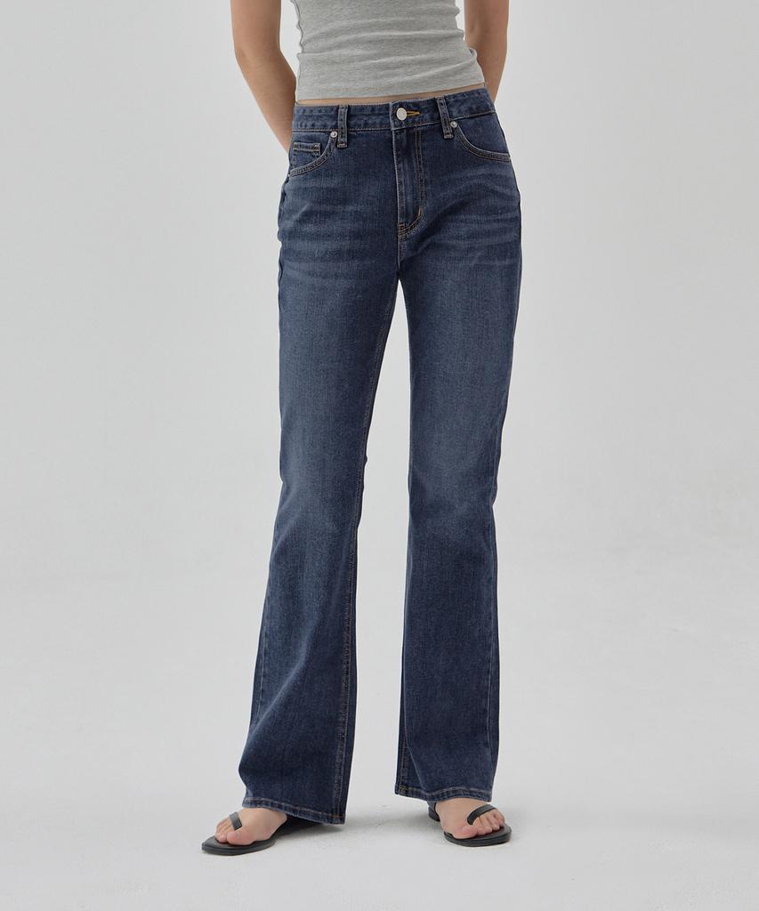 RYUL+WAI Denim Semi-Bootcut Basic Pants Indigo R6