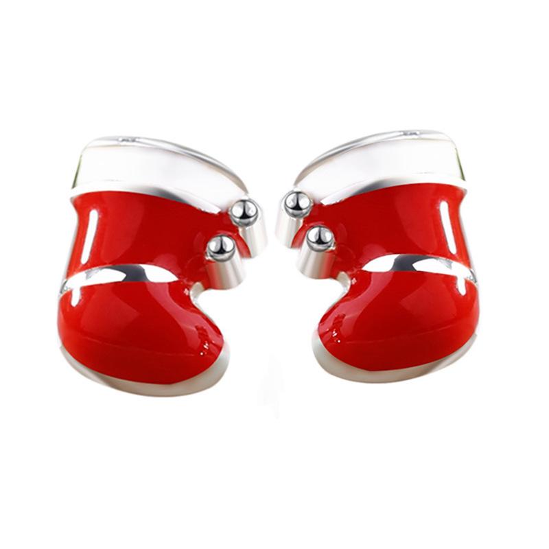Red Christmas Stocking Stud Earrings - Influencer Style Holiday Gift