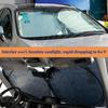Auto-Baffle-Sonnenschutz Innenfensterabdeckung Windschutzscheiben-Visier-Schutz Windschutzscheiben-Falt-Sonnenschutzvorhang Styling Sonnenschutz