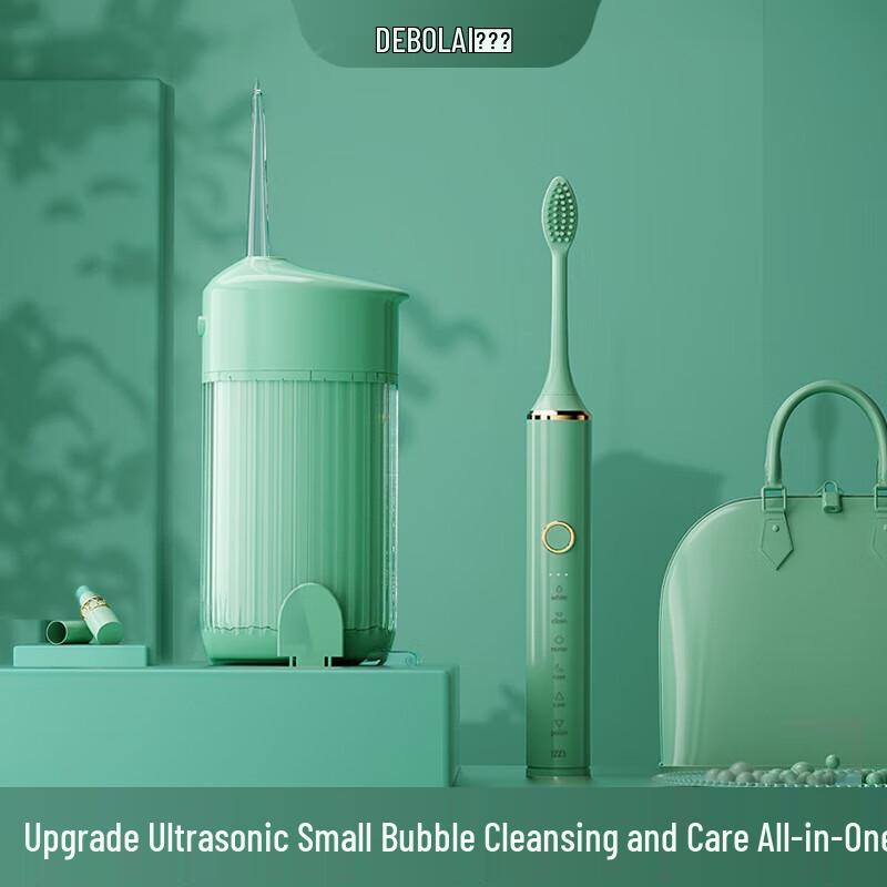 DeBolai Water Flosser & Electric Toothbrush Set CN plug (adapter included)