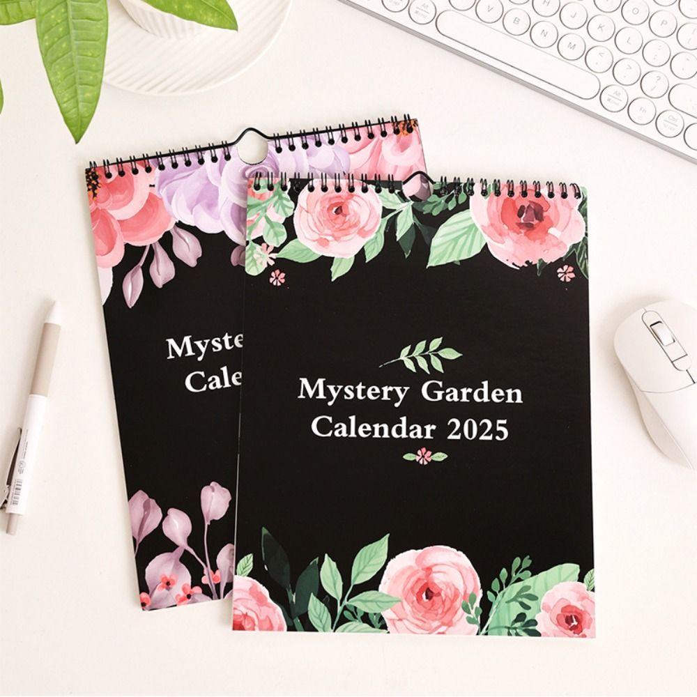 Dark Forest English Wall hanging Calendar INS Calendar Planner  Office Stationery