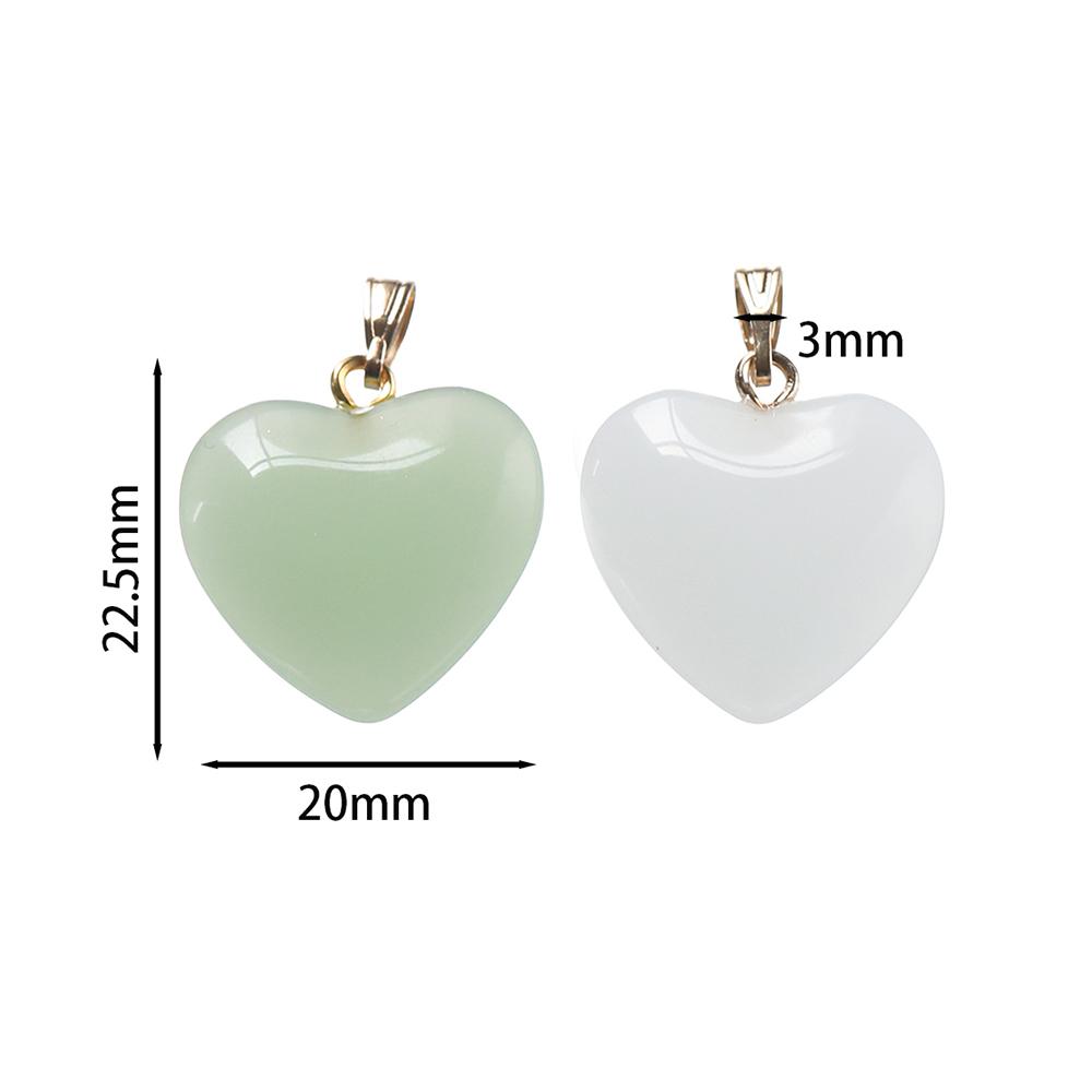 10Pcs 20x22mm Czech Lampwork Crystal Glass Heart Beads Charms Pendant DIY Handmade Jewelry Making Necklaces Earrings Supplies