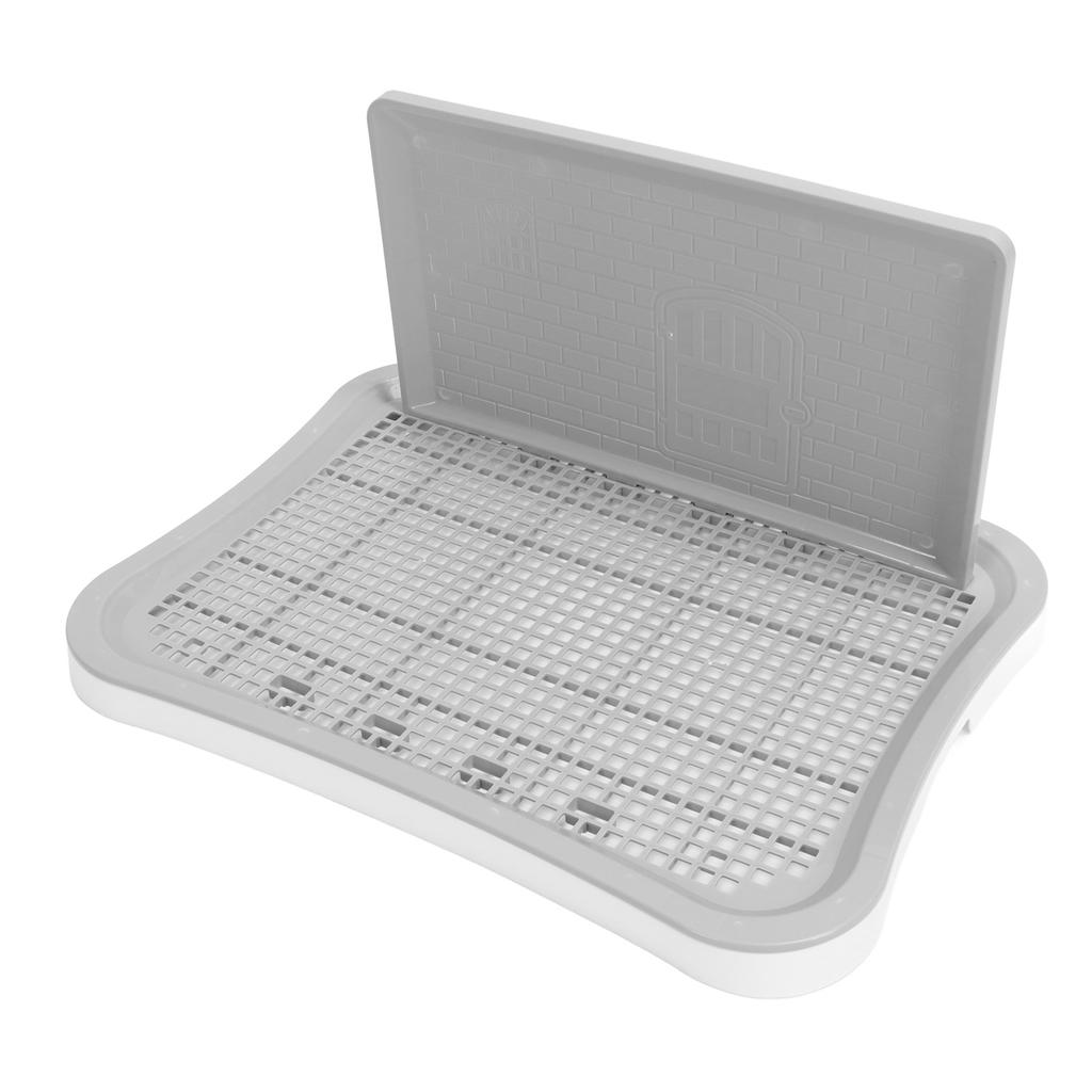 Dog Training Toilet with Wall Column Removable Portable Puppy Mesh Training Potty for Large Small Medium Pets