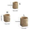 Cement Vase Ornament Imitation Paper Bag Hydroponic Flower Holder Flowerpot  Balcony
