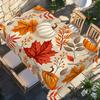 Autumn Harvest Rectangle Tablecloth for Table Decor Kitchen Dining Waterproof Reusable Table Cloth for Tables Indoor Outdoor