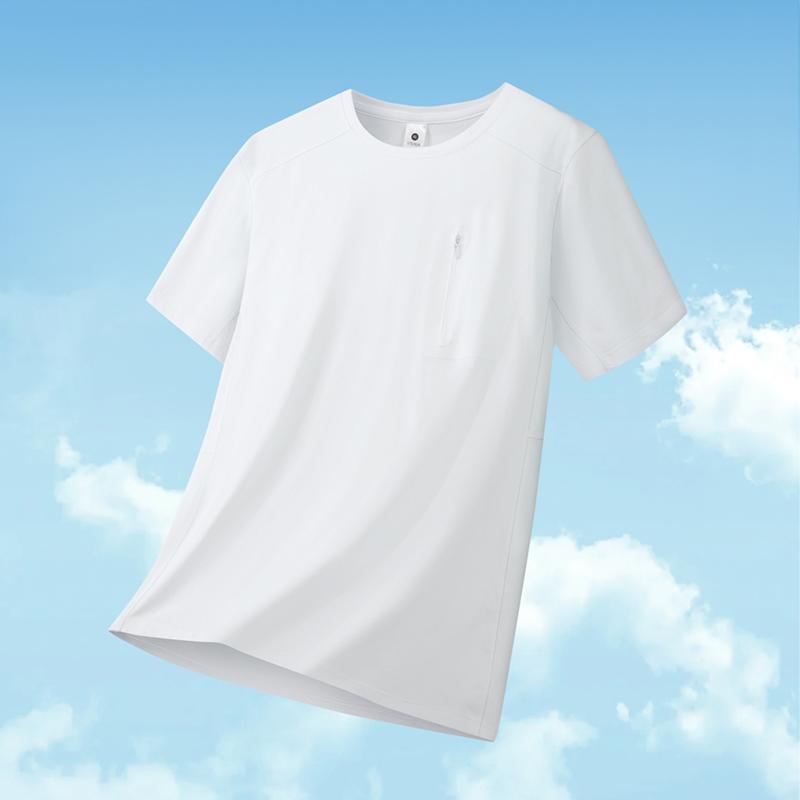 Men's T-shirt Ice Silk Short Sleeve Short Sleeve Loose Outdoor Stretch Sports Top