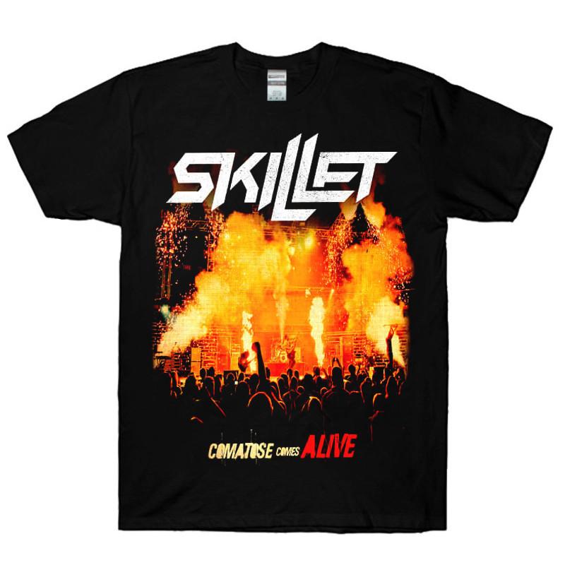 Skillet Rise Concert Tour Black  Size S M L 234XL cg717 Unisex T-Shirt XXL