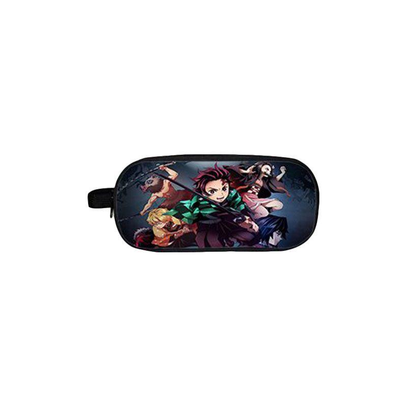 Stylish Demon Slayer School Bag Backpack With Adjustable Comfortable Straps For Boys And Girls