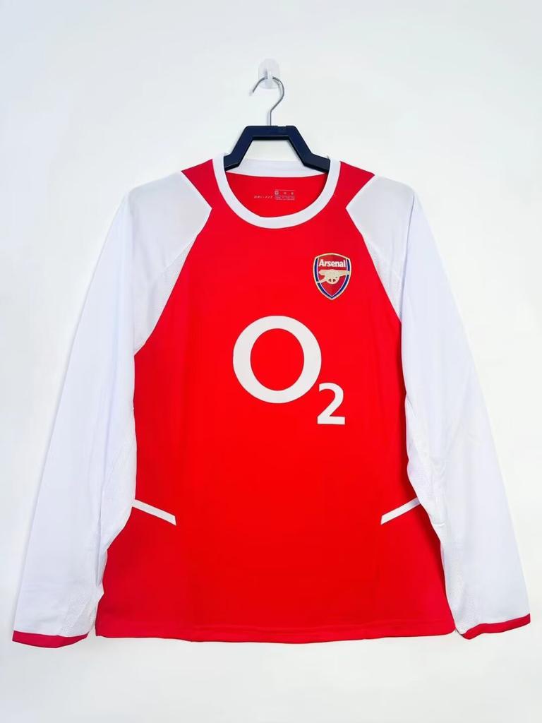 Langarm Vintage Trikot Fußballtrikot Real Madrid, Manchester United, England Arsenal, Portugal Inter Mailand AC Replica Trikot