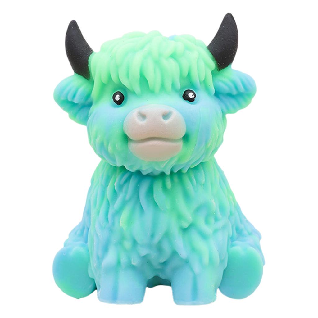 Adult Cute Cow Squeezable Stress Balls Slow Rebound Soft Cow Decompression Ball for Daily Office Work Indoor Leisure Occasions