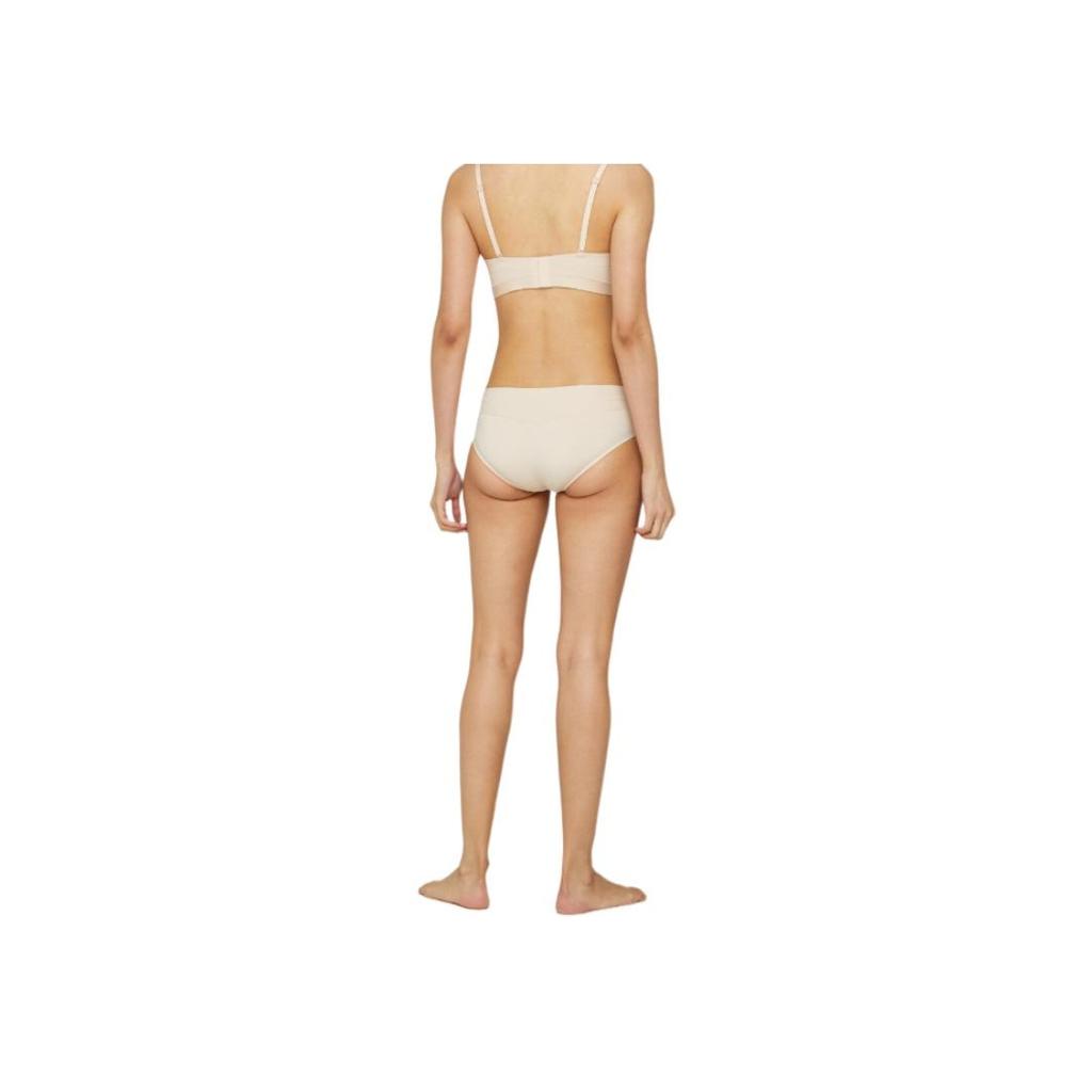 Calvin Klein Sexy Comfortable Solid Color Minimalist Low Rise Underwear Women Underwear Nude QF6357ADD-TRN