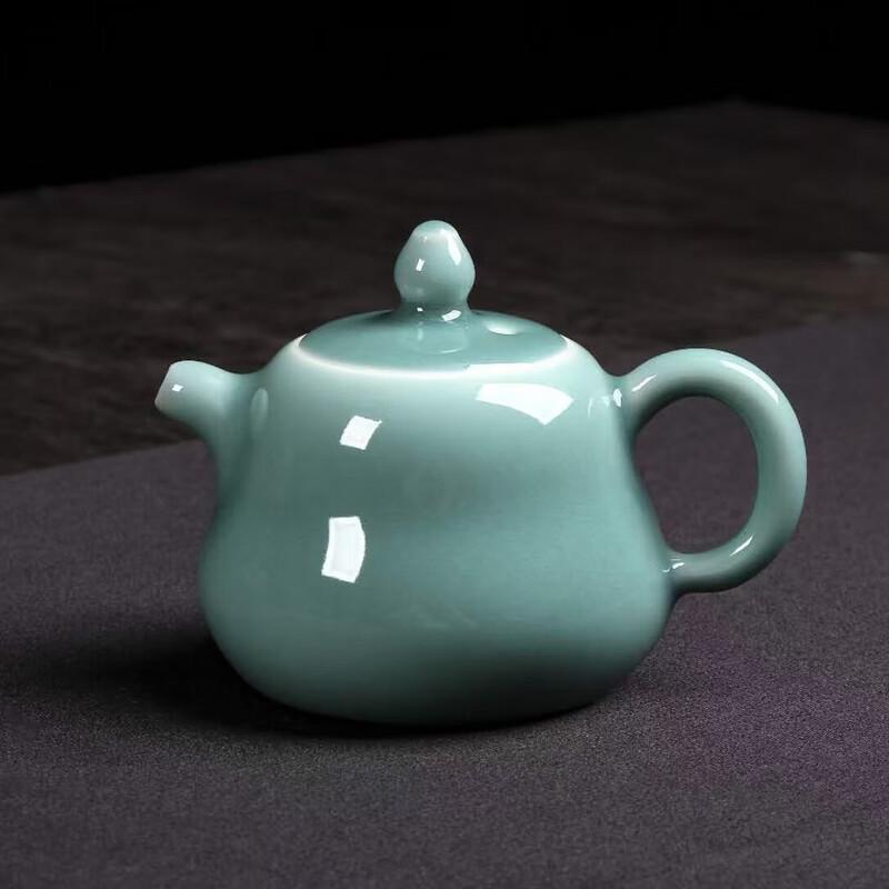 Fu Lu Chinese Clay Tea Set (1 Pot, 4 Cups)