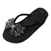 Dressy Womens Sandals Women Sandals Fashionable Bow Decoration Cute Pattern Flip Flop Wedge Summer Casual Chaussure Femme